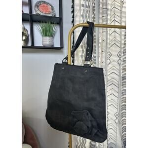 Smateria Tote Black With Flower
